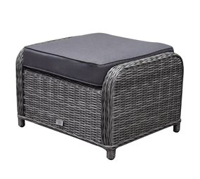 AVH-Collectie Toscane XL voetenbank 72x58xH46 cm antraciet AVH-Collectie Toscane XL voetenbank 72x58xH46 cm antraciet