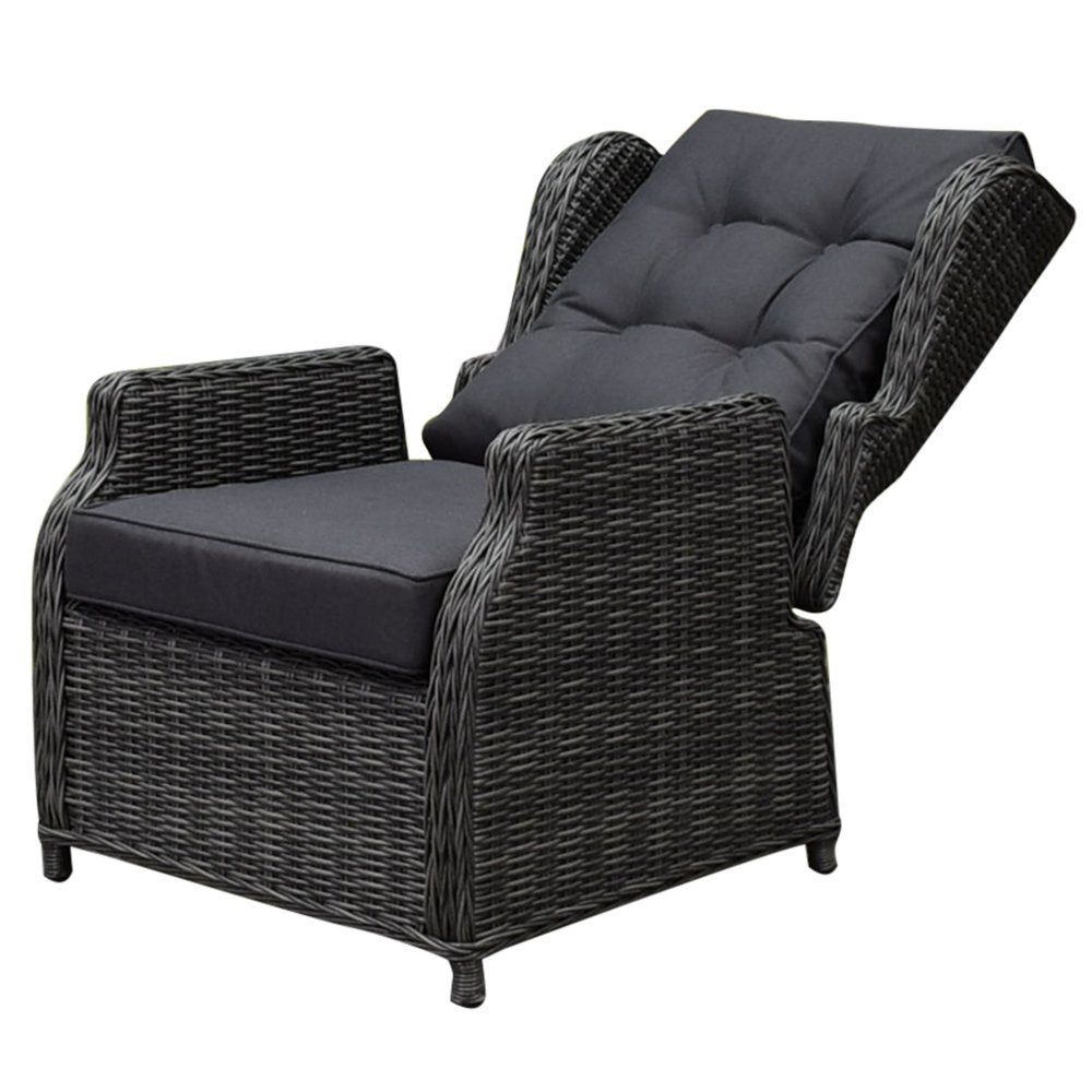 AVH-Collectie Toscane XL lounge tuinstoel verstelbaar antraciet AVH-Collectie Toscane XL lounge tuinstoel verstelbaar antraciet