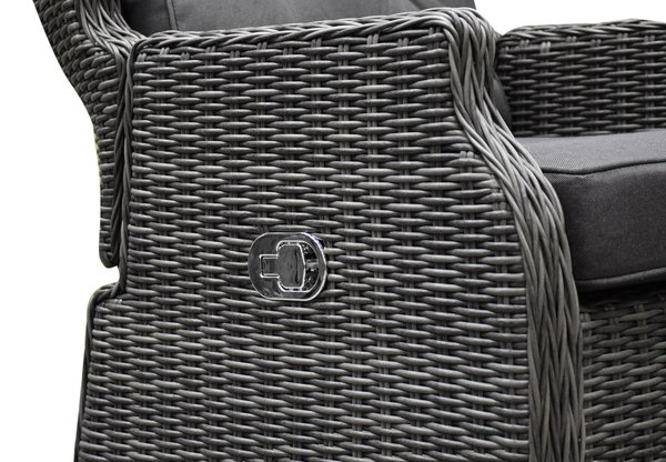 AVH-Collectie Toscane XL lounge tuinstoel verstelbaar antraciet AVH-Collectie Toscane XL lounge tuinstoel verstelbaar antraciet