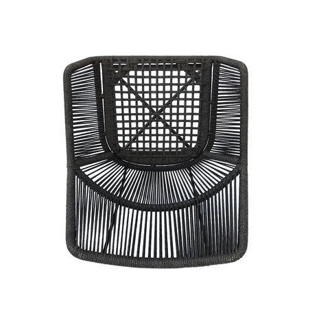 AVH-Collectie Chianti dining tuinstoel zwart rope AVH-Collectie Chianti dining tuinstoel zwart rope