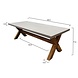 AVH-Collectie Ribe Norwich dining tuinset 240x100xH77 cm 7 delig AVH-Collectie Ribe Norwich dining tuinset 240x100xH77 cm 7 delig