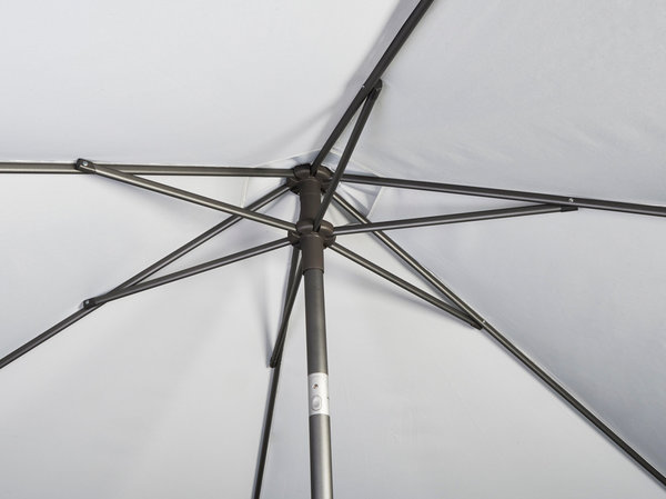 Twinkelen Necklet Ideaal Lisboa parasol 300 cm rond taupe - AVH Outdoor Tuinmeubelen