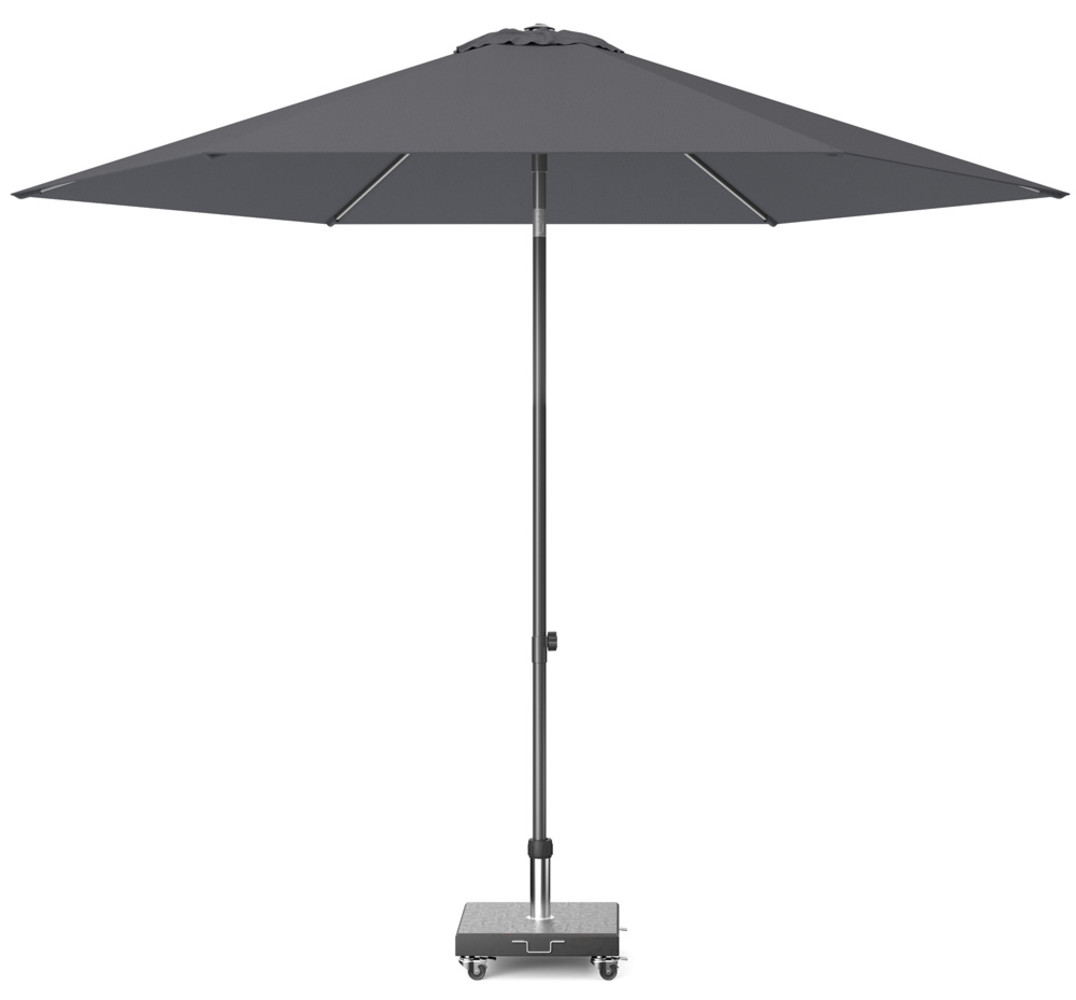 Platinum Lisboa parasol 300 cm rond antraciet Platinum Lisboa parasol 300 cm rond antraciet