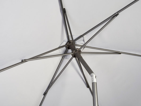 Platinum Lisboa parasol 300 cm rond antraciet Platinum Lisboa parasol 300 cm rond antraciet