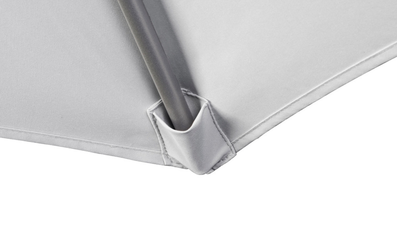 Platinum Lisboa parasol 250 cm rond lichtgrijs Platinum Lisboa parasol 250 cm rond lichtgrijs