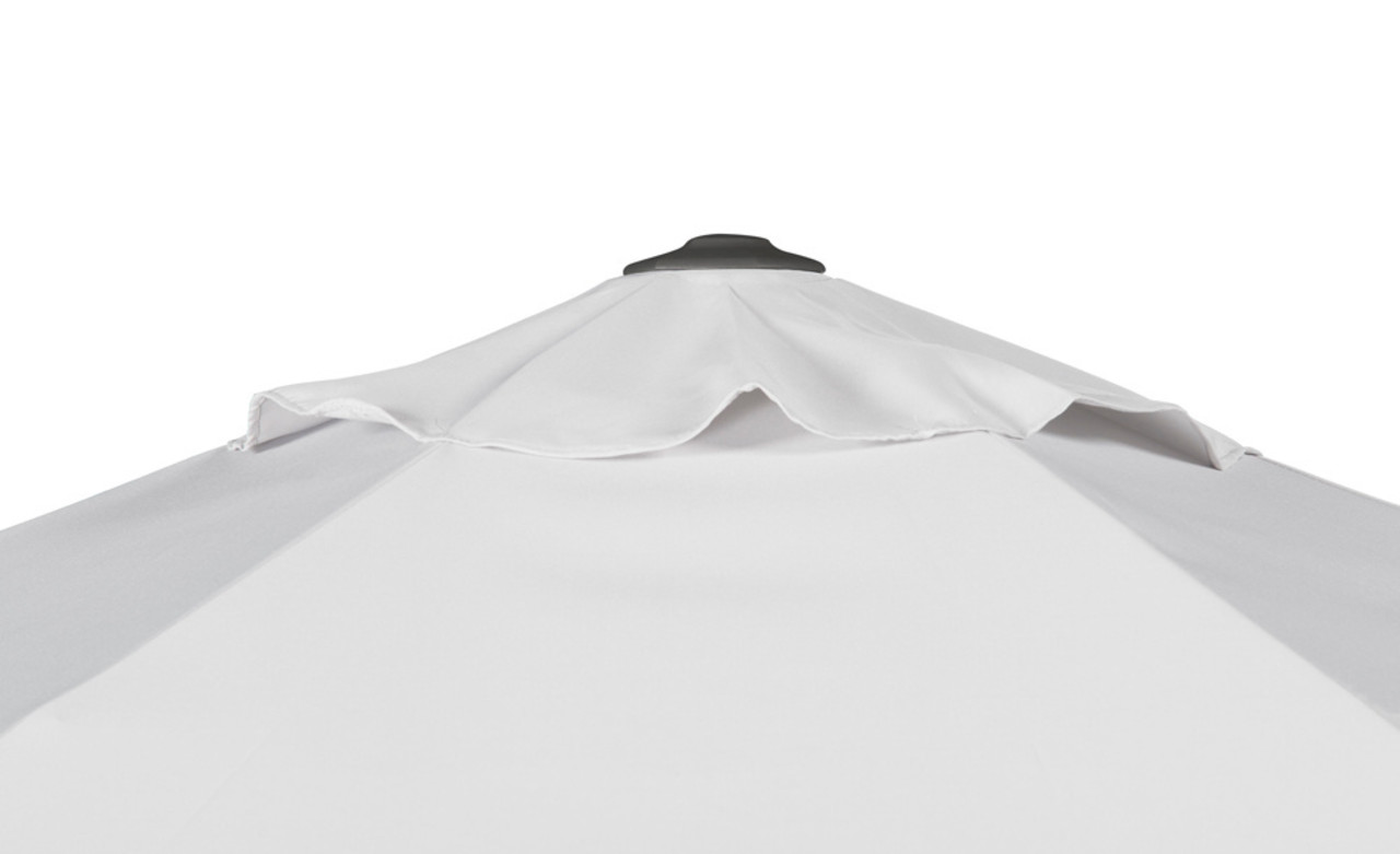 Platinum Lisboa parasol 250 cm rond lichtgrijs Platinum Lisboa parasol 250 cm rond lichtgrijs