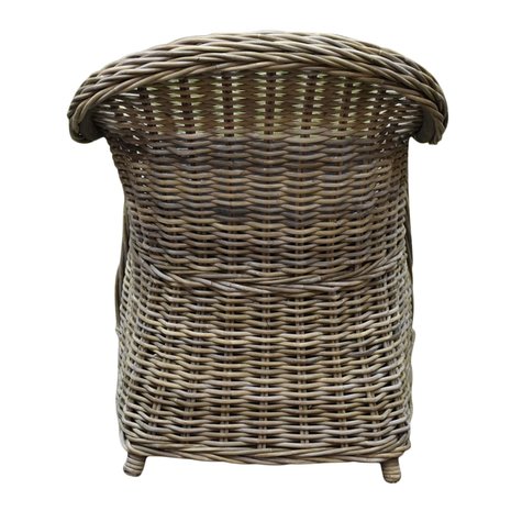 AVH-Collectie Roma dining tuinstoel naturel rotan - suntech kussen AVH-Collectie Roma dining tuinstoel naturel rotan - suntech kussen