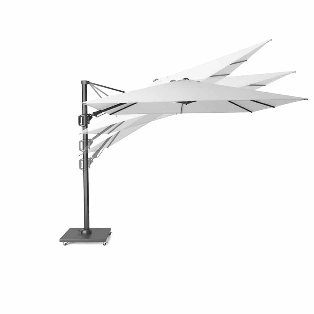 Platinum Challenger T2 Premium 300x300 cm Faded Black met parasolvoet 90kg en hoes Platinum Challenger T2 Premium 300x300 cm Faded Black met parasolvoet 90kg en hoes