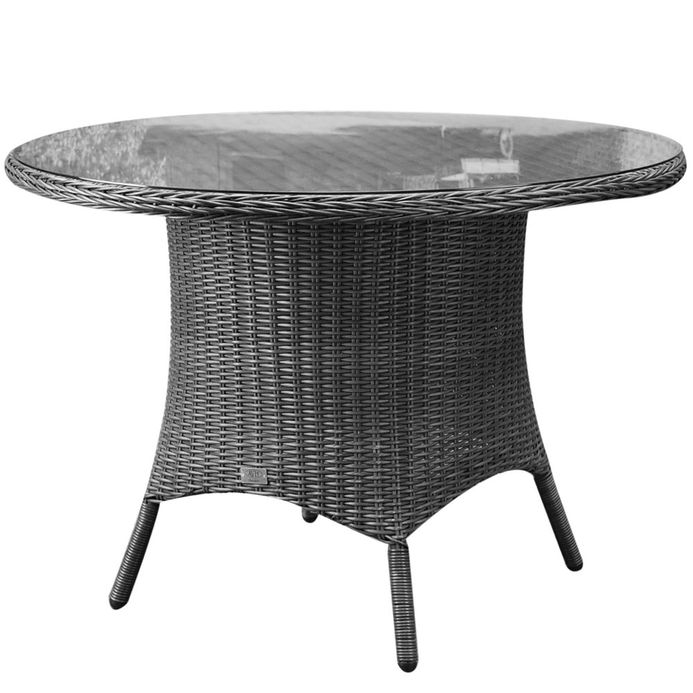 AVH-Collectie Riccione dining tuintafel 110 cm rond antraciet AVH-Collectie Riccione dining tuintafel 110 cm rond antraciet
