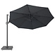 Platinum Bermuda zweefparasol 350cm rond antraciet Tropical Deal Platinum Bermuda zweefparasol 350cm rond antraciet Tropical Deal