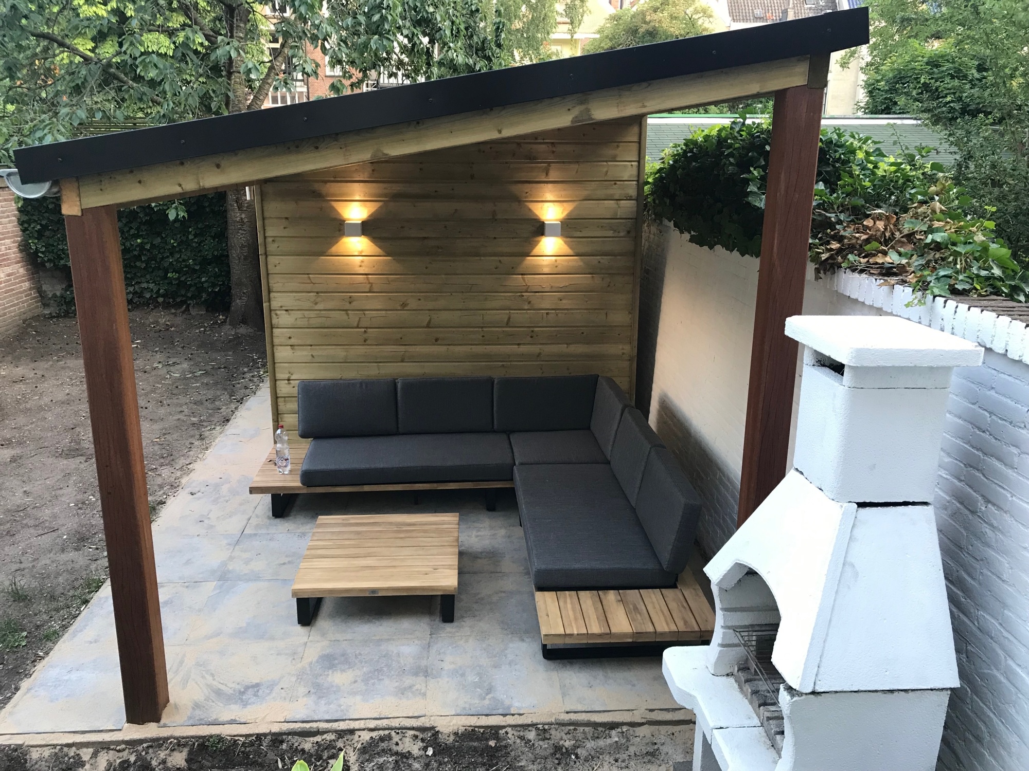 De landelijke balkon tuin