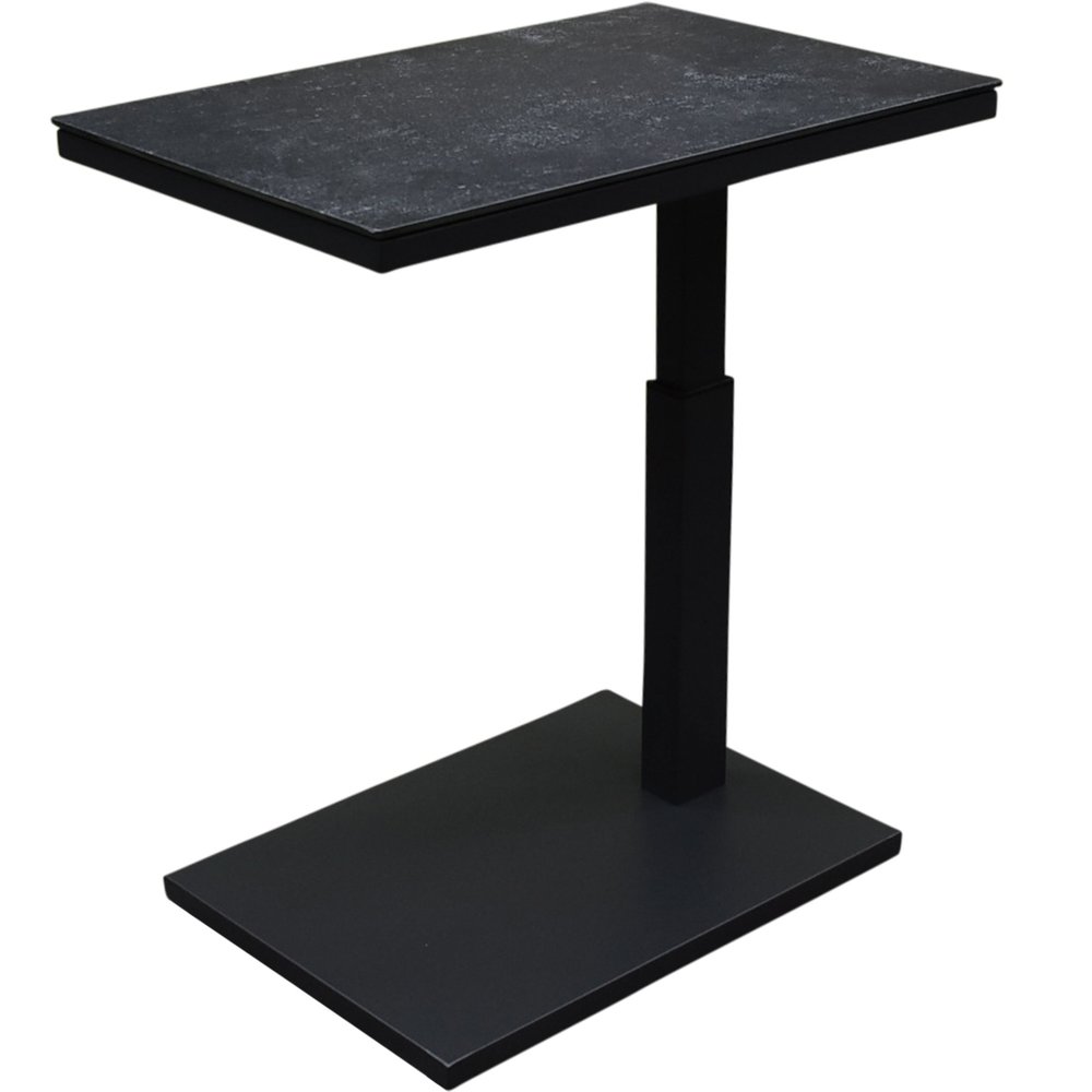 AVH-Collectie Tracy bijzettafel 60x40xH46-67 cm in hoogte verstelbaar antraciet AVH-Collectie Tracy bijzettafel 60x40xH46-67 cm in hoogte verstelbaar antraciet