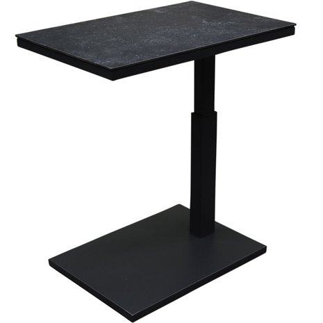 AVH-Collectie Tracy bijzettafel 60x40xH46-67 cm in hoogte verstelbaar antraciet AVH-Collectie Tracy bijzettafel 60x40xH46-67 cm in hoogte verstelbaar antraciet