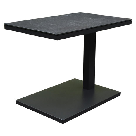 AVH-Collectie Tracy bijzettafel 60x40xH46-67 cm in hoogte verstelbaar antraciet AVH-Collectie Tracy bijzettafel 60x40xH46-67 cm in hoogte verstelbaar antraciet
