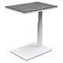 Tracy bijzettafel 60x40xH46-67 cm in hoogte verstelbaar wit