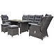 AVH-Collectie Ibiza xl stoel bank dining loungeset verstelbaar 6 delig antraciet AVH-Collectie Ibiza xl stoel bank dining loungeset verstelbaar 6 delig antraciet