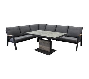 AVH-Collectie Montenegro hoek loungeset 5 delig verstelbare Vegas tafel AVH-Collectie Montenegro hoek loungeset 5 delig verstelbare Vegas tafel