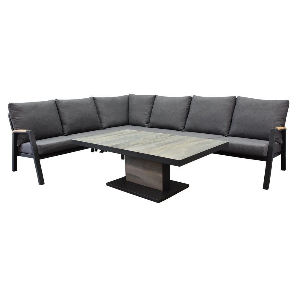 AVH-Collectie Montenegro hoek loungeset 5 delig verstelbare Vegas tafel AVH-Collectie Montenegro hoek loungeset 5 delig verstelbare Vegas tafel