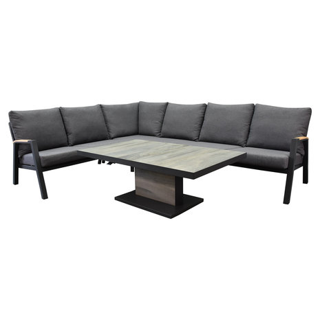 AVH-Collectie Montenegro hoek loungeset 5 delig verstelbare Vegas tafel AVH-Collectie Montenegro hoek loungeset 5 delig verstelbare Vegas tafel