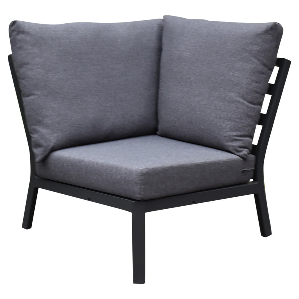 AVH-Collectie Montenegro hoek loungeset 4 delig antraciet aluminium AVH-Collectie Montenegro hoek loungeset 4 delig antraciet aluminium