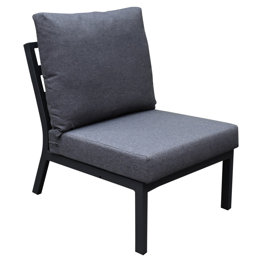 AVH-Collectie Montenegro hoek loungeset 4 delig antraciet aluminium AVH-Collectie Montenegro hoek loungeset 4 delig antraciet aluminium