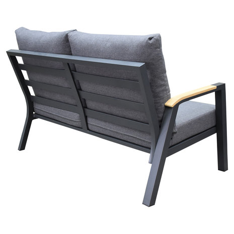 AVH-Collectie Montenegro hoek loungeset 4 delig antraciet aluminium AVH-Collectie Montenegro hoek loungeset 4 delig antraciet aluminium