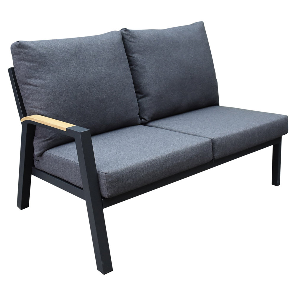 AVH-Collectie Montenegro hoek loungeset 4 delig antraciet aluminium AVH-Collectie Montenegro hoek loungeset 4 delig antraciet aluminium