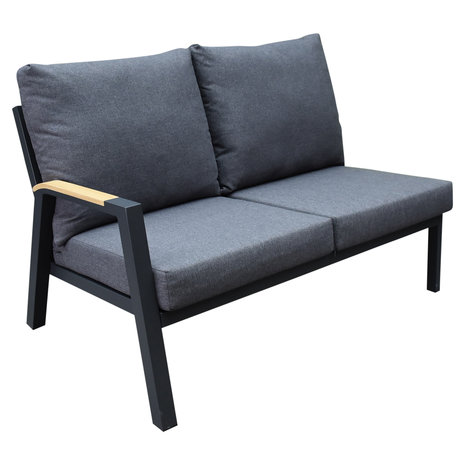 AVH-Collectie Montenegro hoek loungeset 4 delig antraciet aluminium AVH-Collectie Montenegro hoek loungeset 4 delig antraciet aluminium