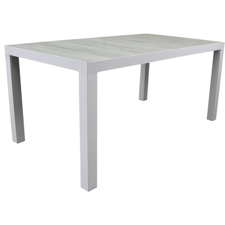 AVH-Collectie Fresno dining tuintafel 160x90xH74 cm wit AVH-Collectie Fresno dining tuintafel 160x90xH74 cm wit