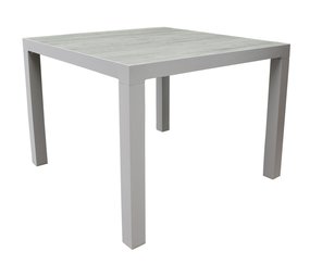 AVH-Collectie Fresno dining tuintafel 100x100xH74 cm wit keramiek AVH-Collectie Fresno dining tuintafel 100x100xH74 cm wit keramiek