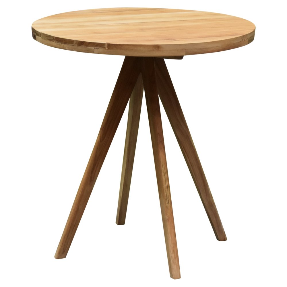 AVH-Collectie Cairo dining tuintafel 70 cm rond teakhout AVH-Collectie Cairo dining tuintafel 70 cm rond teakhout