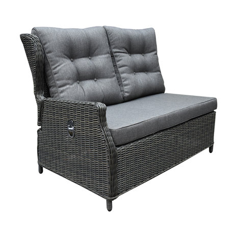 AVH-Collectie Ibiza premium hoek loungeset verstelbaar 3 delig antraciet AVH-Collectie Ibiza premium hoek loungeset verstelbaar 3 delig antraciet