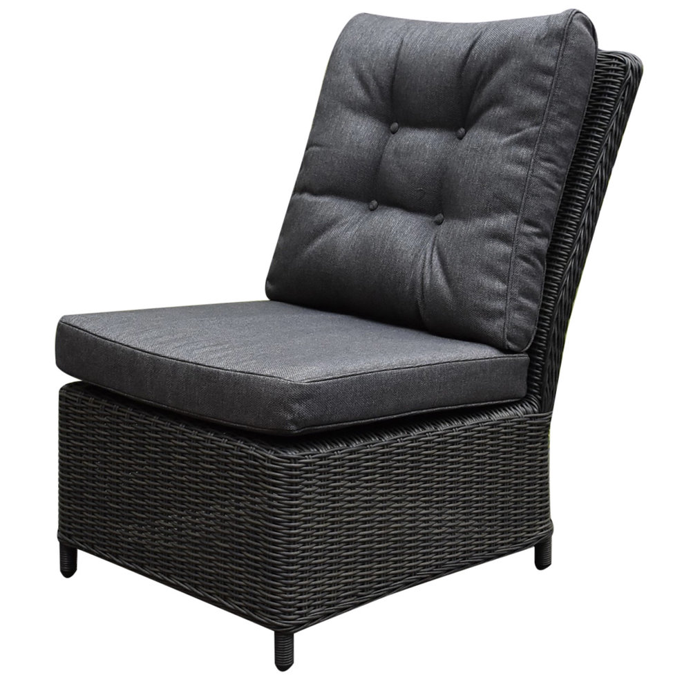 AVH-Collectie Ibiza premium dining verstelbare hoek loungeset 5 delig antraciet met verstelbare tafel AVH-Collectie Ibiza premium dining verstelbare hoek loungeset 5 delig antraciet met verstelbare tafel