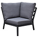 AVH-Collectie Santika dining hoek loungeset 5 delig met verstelbare tafel antraciet AVH-Collectie Santika dining hoek loungeset 5 delig met verstelbare tafel antraciet