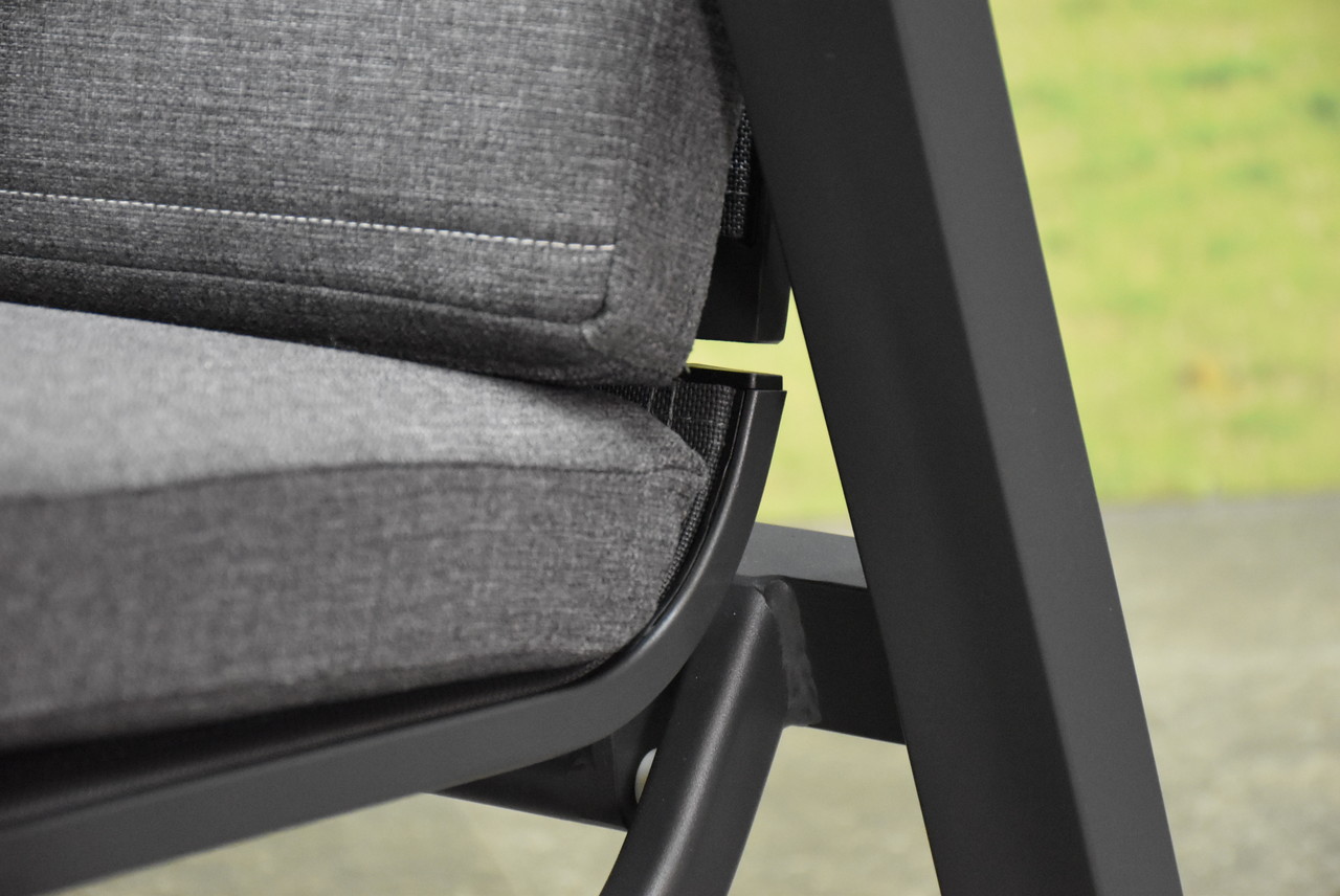 AVH-Collectie Monaco 2-zitsbank verstelbaar aluminium antraciet AVH-Collectie Monaco 2-zitsbank verstelbaar aluminium antraciet