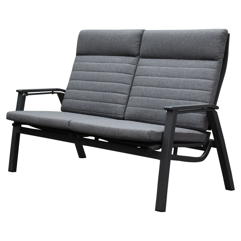 AVH-Collectie Monaco lounge balkonset 5 delig verstelbaar antraciet AVH-Collectie Monaco lounge balkonset 5 delig verstelbaar antraciet