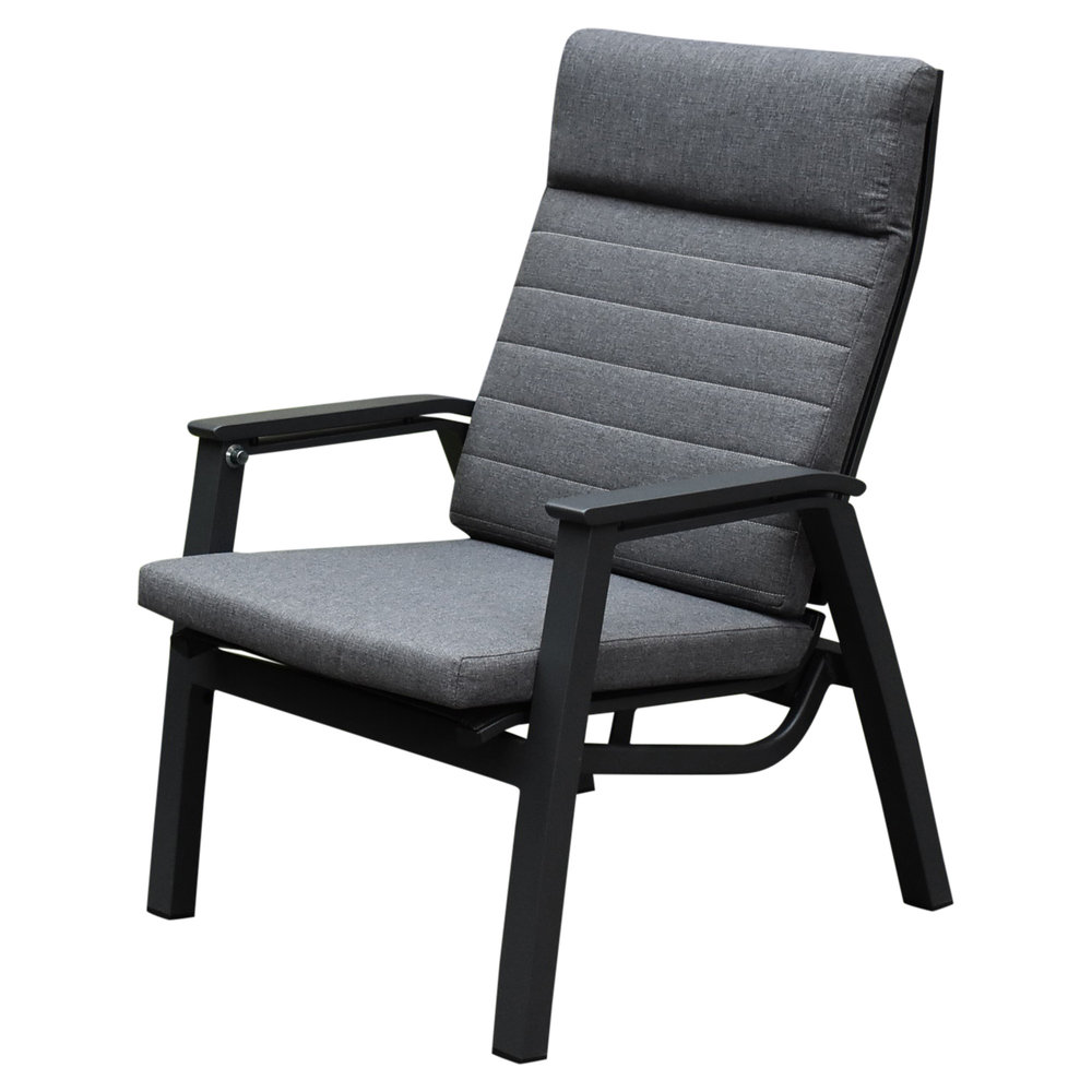 AVH-Collectie Monaco lounge balkonset 4 delig verstelbaar antraciet AVH-Collectie Monaco lounge balkonset 4 delig verstelbaar antraciet