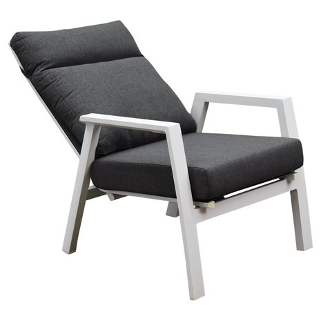 AVH-Collectie Vegas stoel bank loungeset 4 delig verstelbaar aluminium wit AVH-Collectie Vegas stoel bank loungeset 4 delig verstelbaar aluminium wit