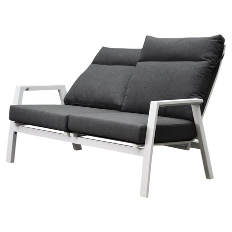 AVH-Collectie Vegas stoel bank loungeset 6 delig verstelbaar aluminium wit AVH-Collectie Vegas stoel bank loungeset 6 delig verstelbaar aluminium wit