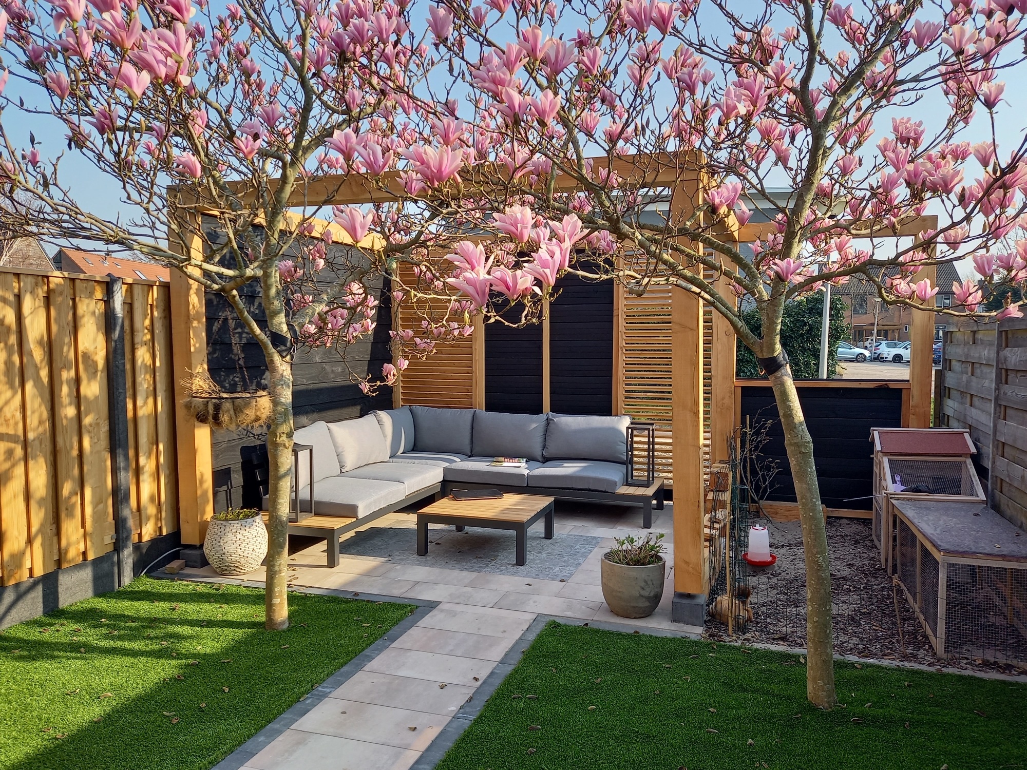 Genieten van een tuin vol groen