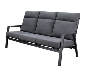 AVH-Collectie Vegas 3-zitsbank verstelbaar aluminium antraciet AVH-Collectie Vegas 3-zitsbank verstelbaar aluminium antraciet