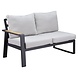 AVH-Collectie Lola hoek loungeset 4 delig aluminium teak antraciet AVH-Collectie Lola hoek loungeset 4 delig aluminium teak antraciet