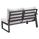 AVH-Collectie Lola hoek loungeset 4 delig aluminium teak antraciet AVH-Collectie Lola hoek loungeset 4 delig aluminium teak antraciet
