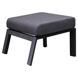 AVH-Collectie Vegas voetenbank aluminium antraciet AVH-Collectie Vegas voetenbank aluminium antraciet