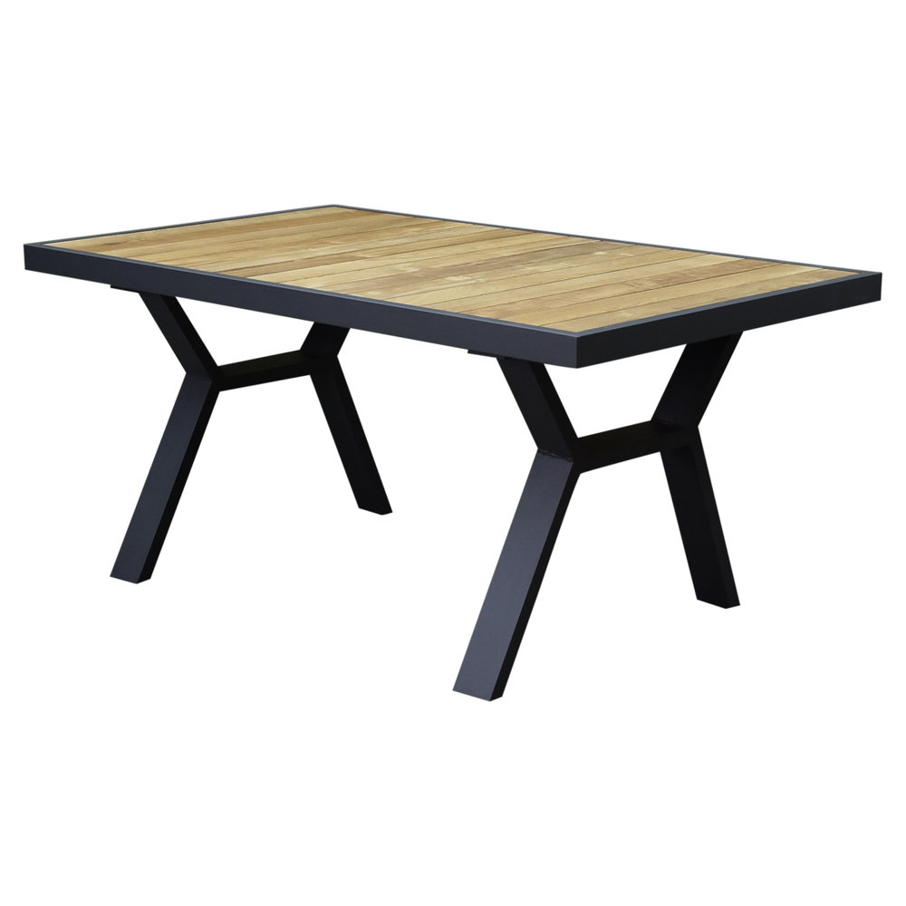 AVH-Collectie Lola stoel bank dining loungeset 4 delig antraciet aluminium AVH-Collectie Lola stoel bank dining loungeset 4 delig antraciet aluminium