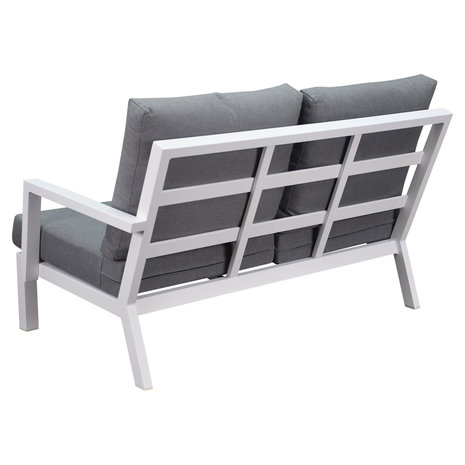 AVH-Collectie New York hoek loungeset 4 delig aluminium wit AVH-Collectie New York hoek loungeset 4 delig aluminium wit