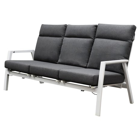 AVH-Collectie Vegas stoel bank loungeset 6 delig verstelbaar wit AVH-Collectie Vegas stoel bank loungeset 6 delig verstelbaar wit