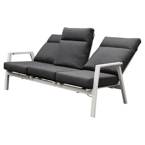 AVH-Collectie Vegas stoel bank loungeset 6 delig verstelbaar wit AVH-Collectie Vegas stoel bank loungeset 6 delig verstelbaar wit