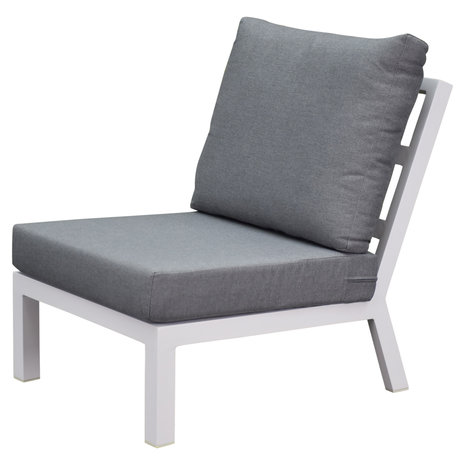 AVH-Collectie New york hoek loungeset 5 delig aluminium wit AVH-Collectie New york hoek loungeset 5 delig aluminium wit