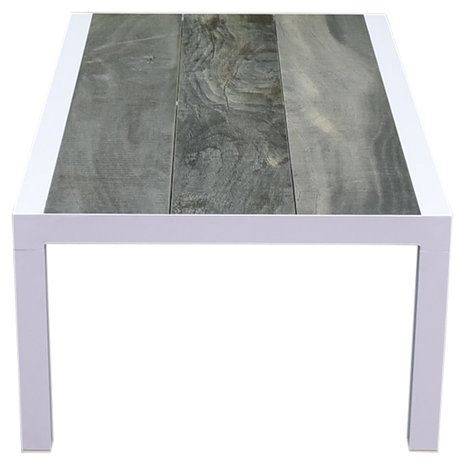 AVH-Collectie New york hoek loungeset 5 delig aluminium wit AVH-Collectie New york hoek loungeset 5 delig aluminium wit